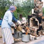 Start van het reduceren met zaagsel